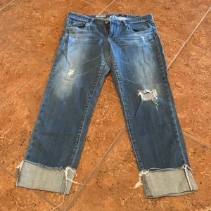 AG The Stevie Cuff Crop Jeans